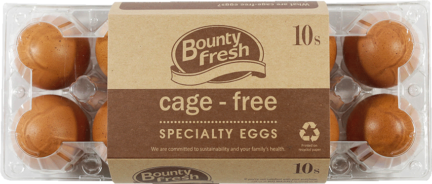 Bounty Fresh Cage-free Eggs - Bounty Fresh Clipart (905x494), Png Download