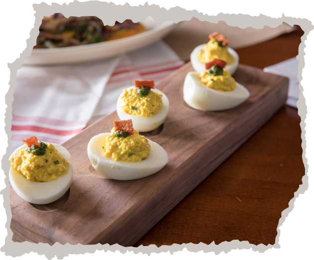 Deviled Eggs Png - Deviled Egg Clipart (630x522), Png Download