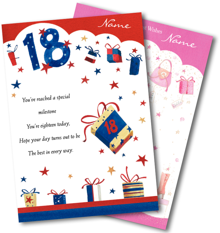 Grandson 18th Birthday Card , Png Download - Paper Clipart (754x799), Png Download