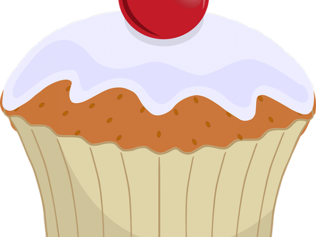 Vector Clipart Cupcake - Transparent Cupcake Clipart Png (640x480), Png Download
