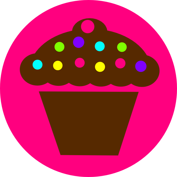 Cupcake Clip Art - Animated Cupcake Png Transparent Png (600x600), Png Download