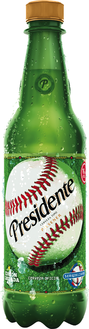 La Campaña De Béisbol Invernal De Cerveza Presidente - Presidente Beer Clipart (294x1080), Png Download