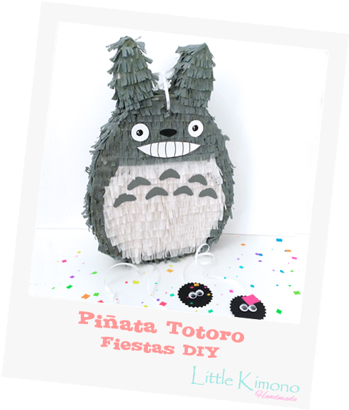 Piñata De Totoro - Crochet Clipart (630x626), Png Download