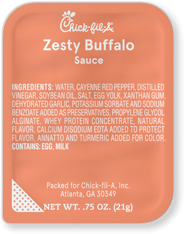 Zesty Buffalo Sauce - Chick-fil-a Clipart (800x800), Png Download
