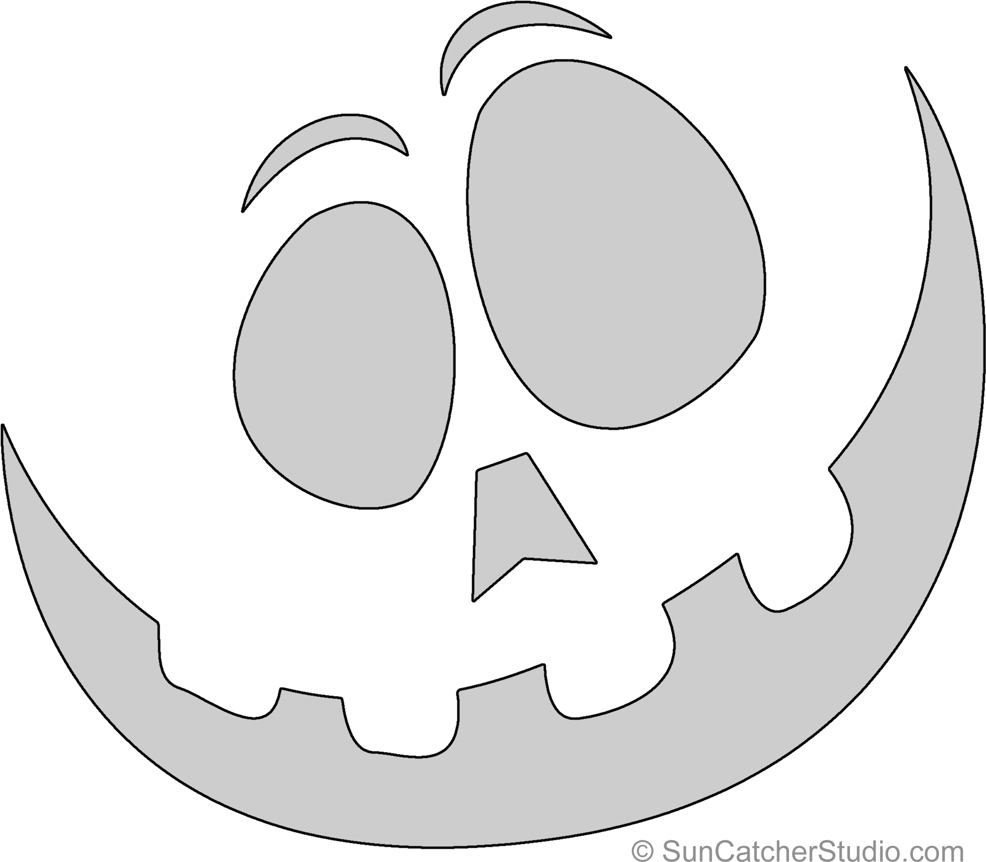 Full Size Of Free Printable Halloween Templates For - Free Printable Pumpkin Carving Stencils Pdf Clipart (2050x1800), Png Download