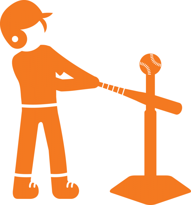 Ludington Recreation T-ball, Baseball, And Softball - Clip Art Tee Ball - Png Download (653x700), Png Download