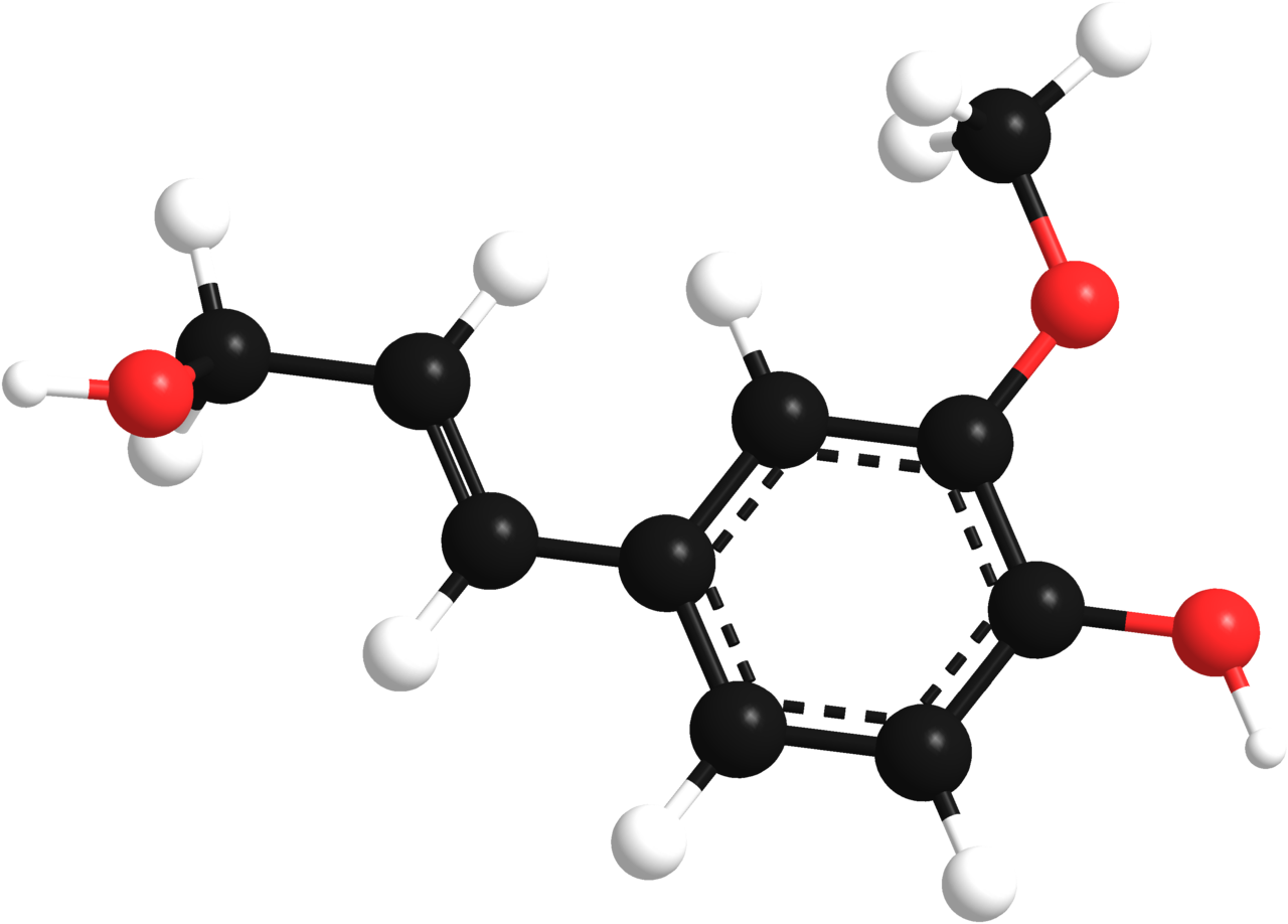 Conipheryl Alcohol 3d Lines - Organic Chemistry Clipart (1280x918), Png Download