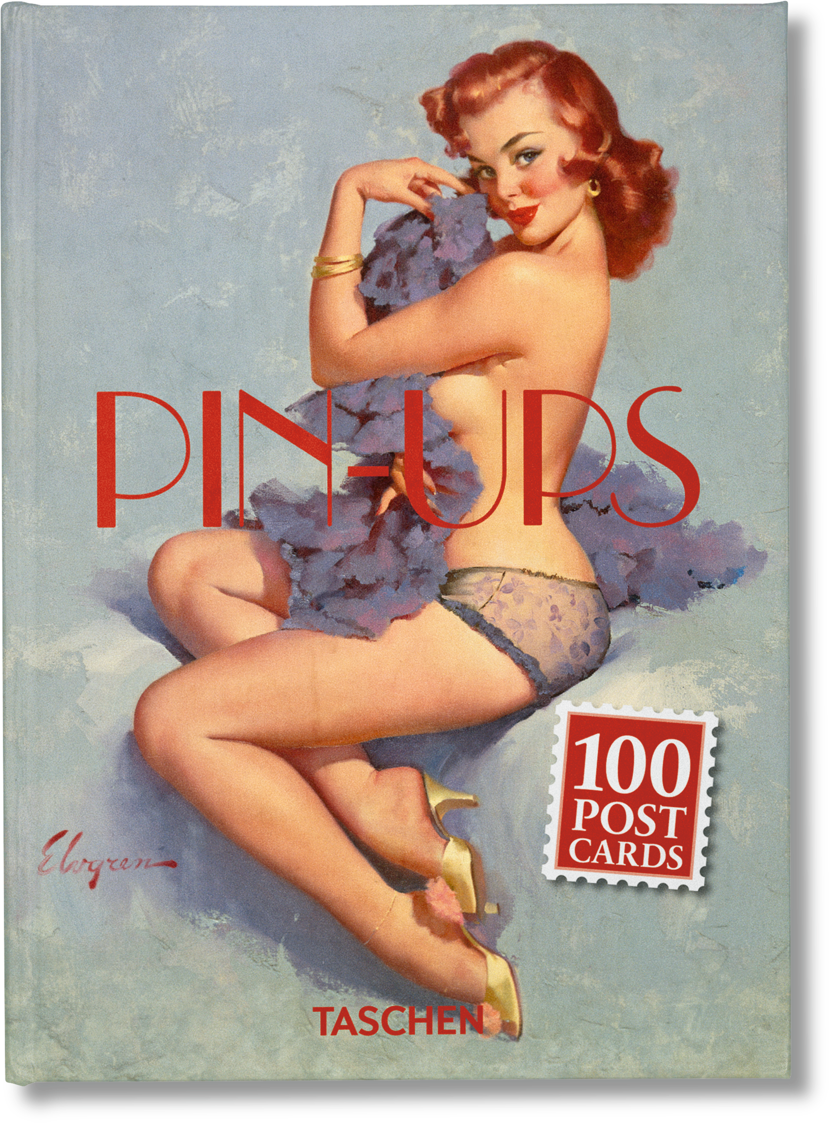 Postcard Set - Painting By Gil Elvgren Clipart (1640x2214), Png Download