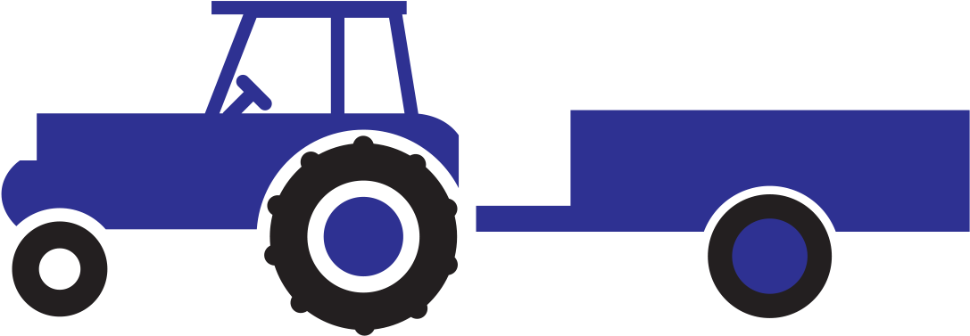 Tractor Clipart (1140x439), Png Download