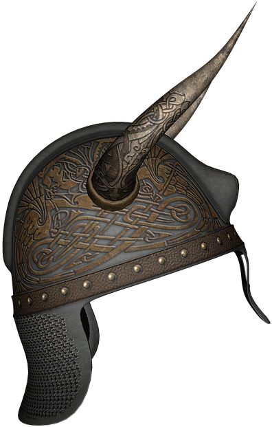 Helmet, Viking, Armor, Old Town, Helmet Hair, Castle - Illustration Clipart (960x637), Png Download