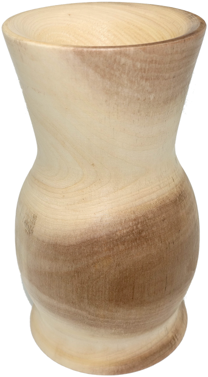 Hollow Form Vessel Made From Aspan Wood, Aspen Is A - Vase Clipart (498x788), Png Download