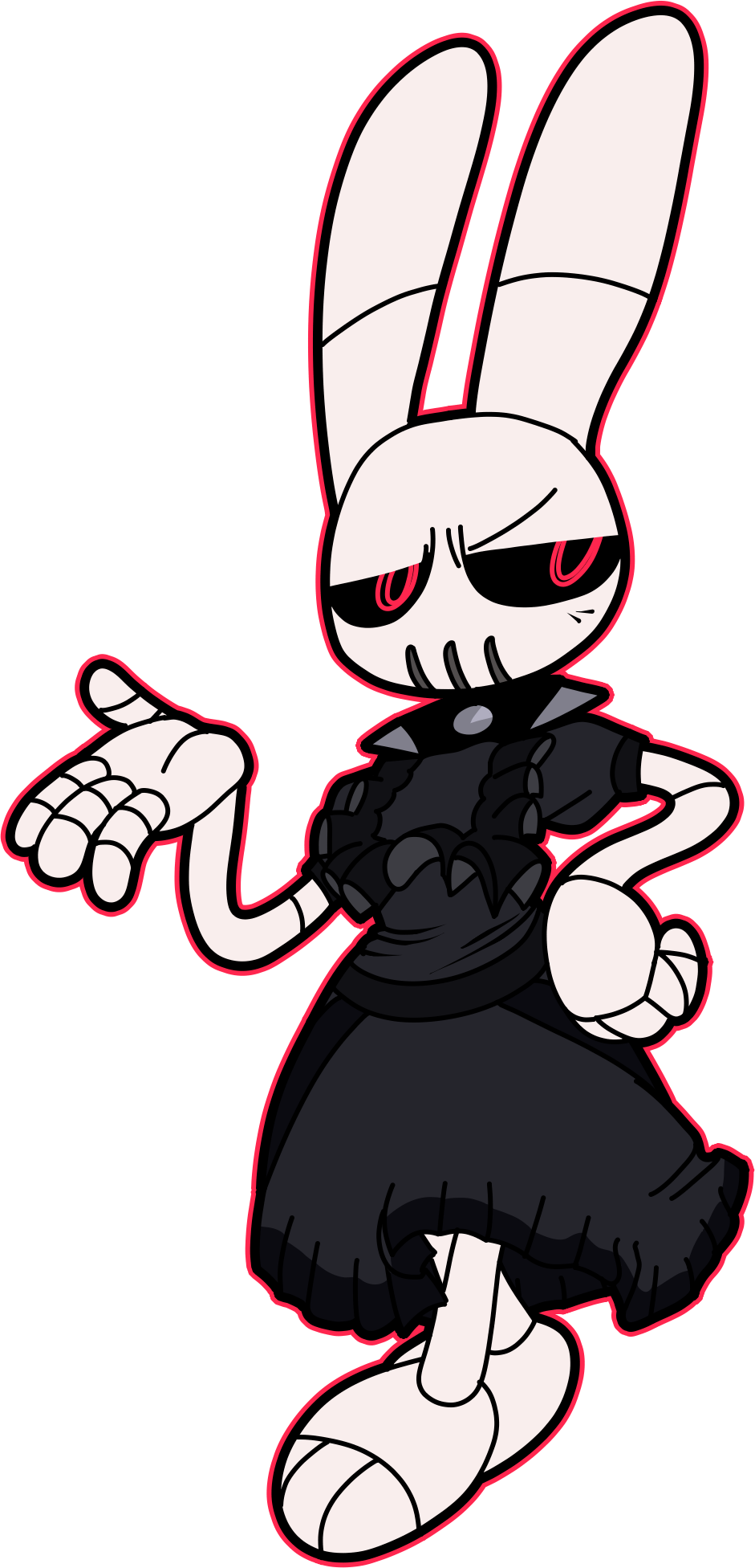 Gothic Lolita Mercury - Cartoon Clipart (941x1952), Png Download