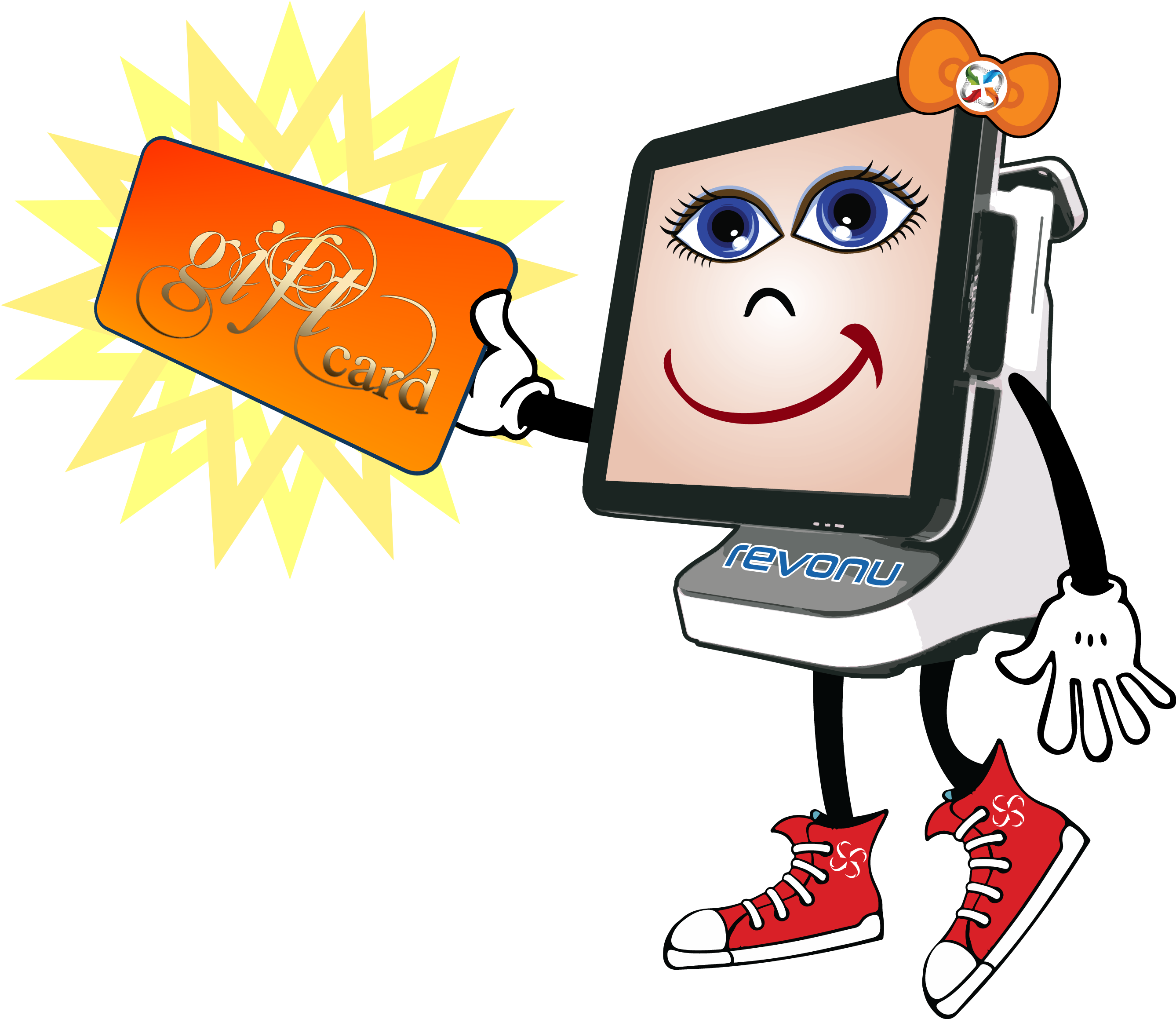 Revonu Pos For The Ipad Yeah We Got You Covered - Cartoon Clipart (2675x2317), Png Download