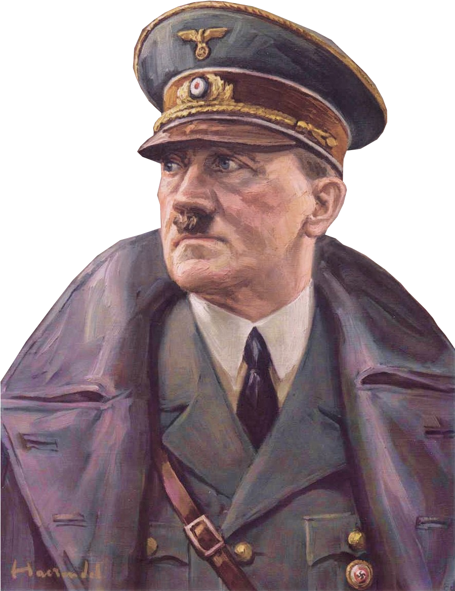 Post - Adolf Hitler Clipart (887x1200), Png Download