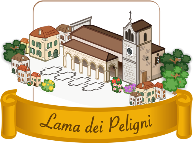 0030-lama Dei Peligni - Civita Di Bagnoregio Clipart - Png Download (650x520), Png Download