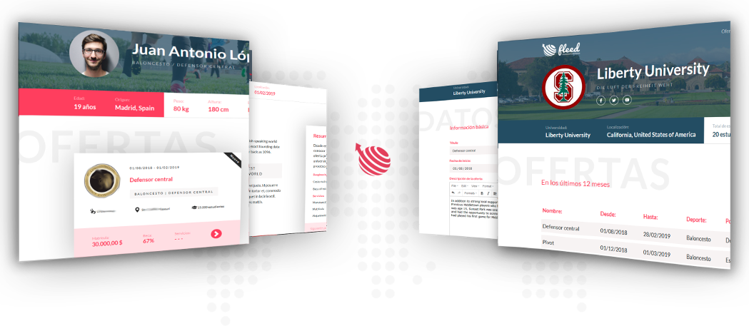 Fleed Es El Punto De Encuentro Y Comunidad Interactiva - Graphic Design Clipart (1049x457), Png Download