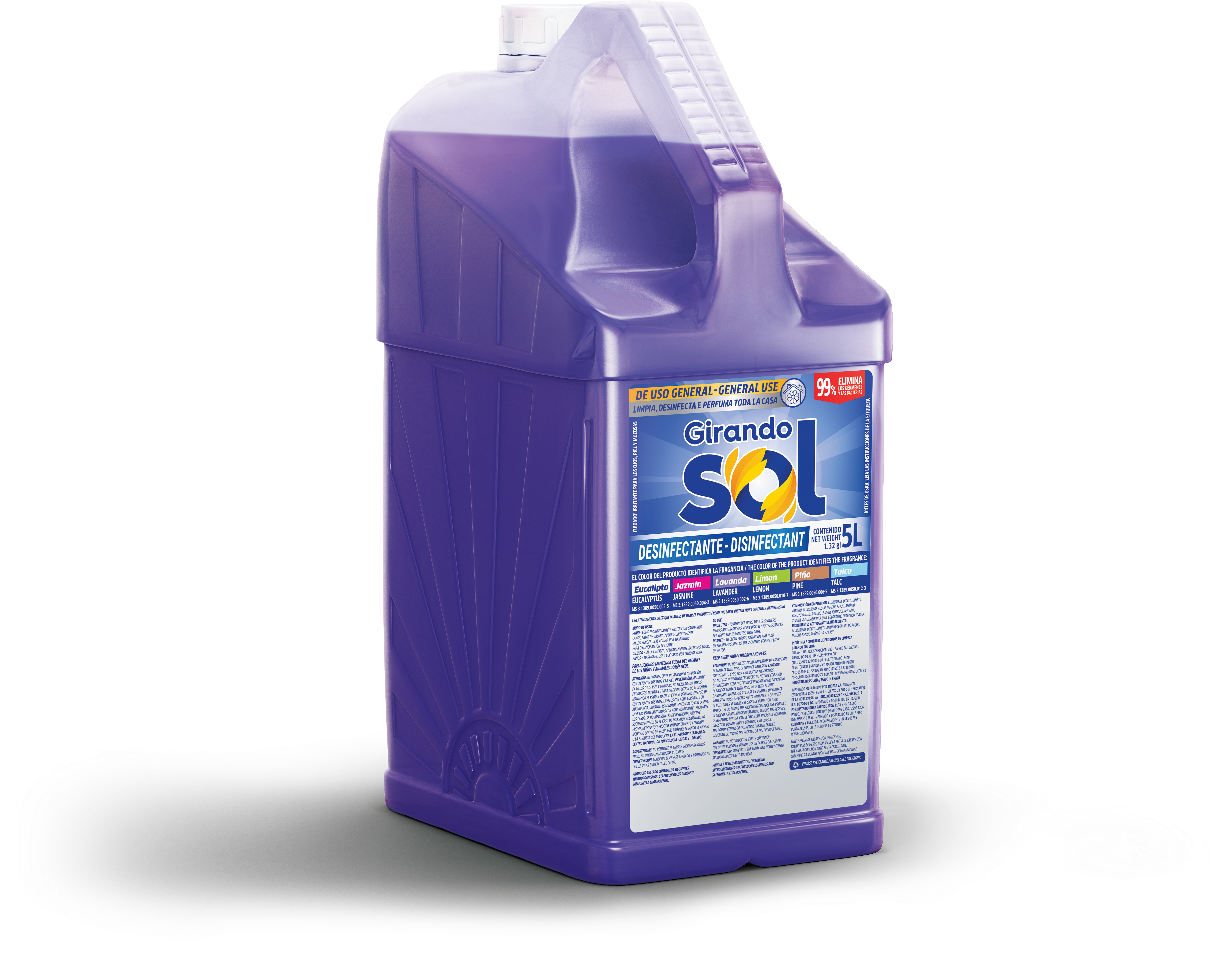 Disinfectant Lavander 5l Clipart (6682x5020), Png Download