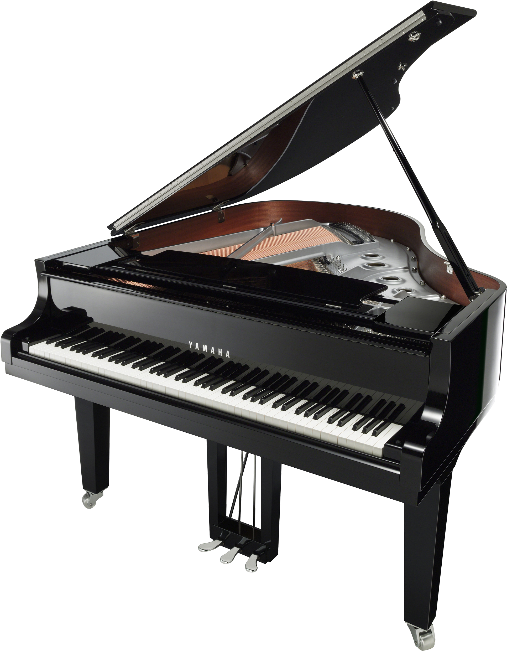 Transparent Pianos Big - Hobart M Cable Piano Baby Grand Clipart (2000x2573), Png Download