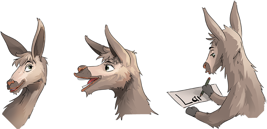 Lama 1176×598 345 Kb - Cartoon Clipart (1176x598), Png Download