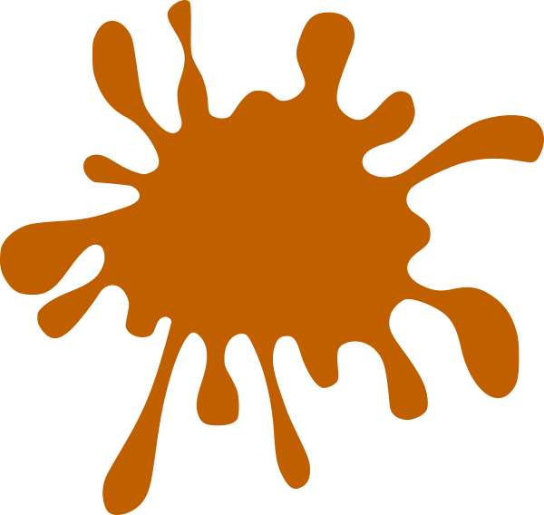 Black Paint Splash Clipart - Png Download (600x568), Png Download