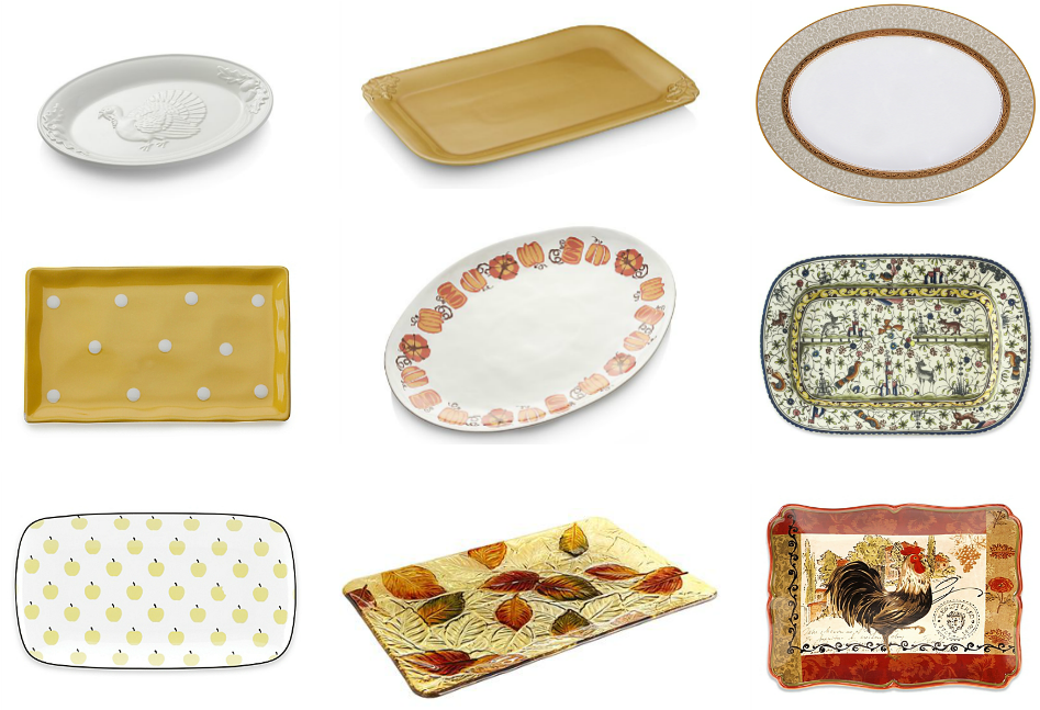 Fall Serving Platters - Ceramic Clipart (947x647), Png Download
