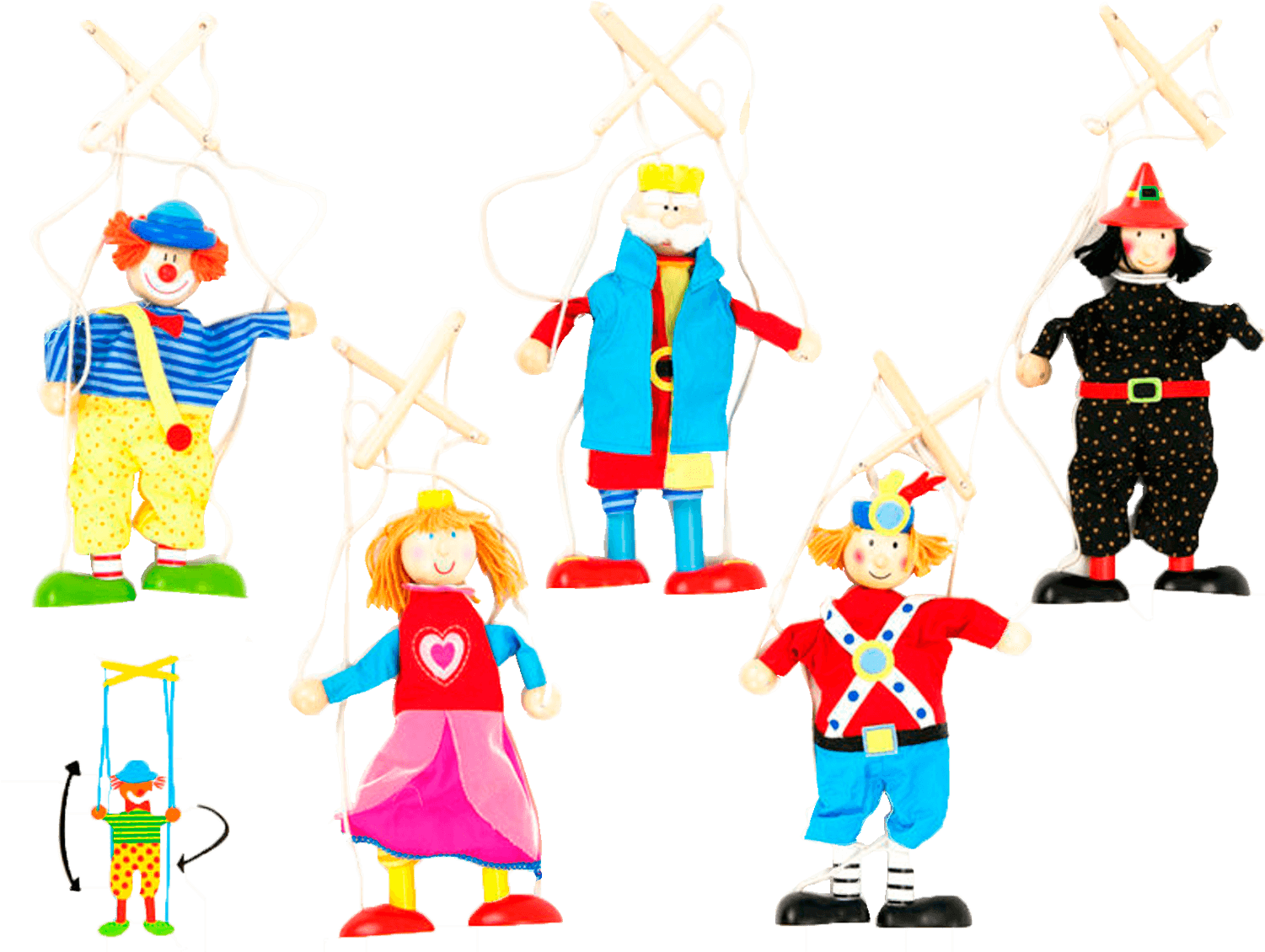 Wooden Marionette * 35 Cm Clipart (1500x1500), Png Download