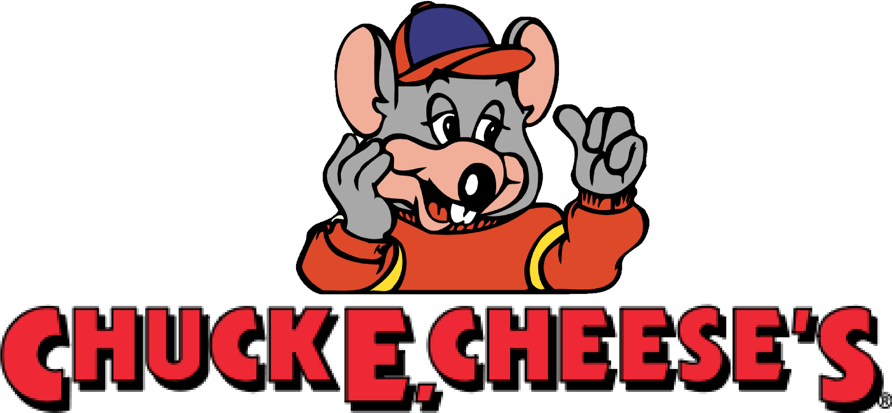 Chuck E Cheese Logo - Chuck E Cheese Logo 1995 Clipart (3121x1446), Png Download