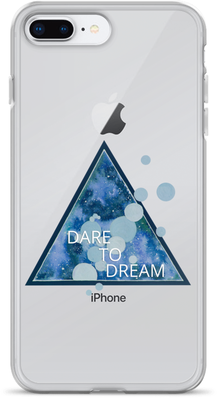 Dare To Dream Iphone Case - Apple Iphone 7 Plus Clipart (1000x1000), Png Download