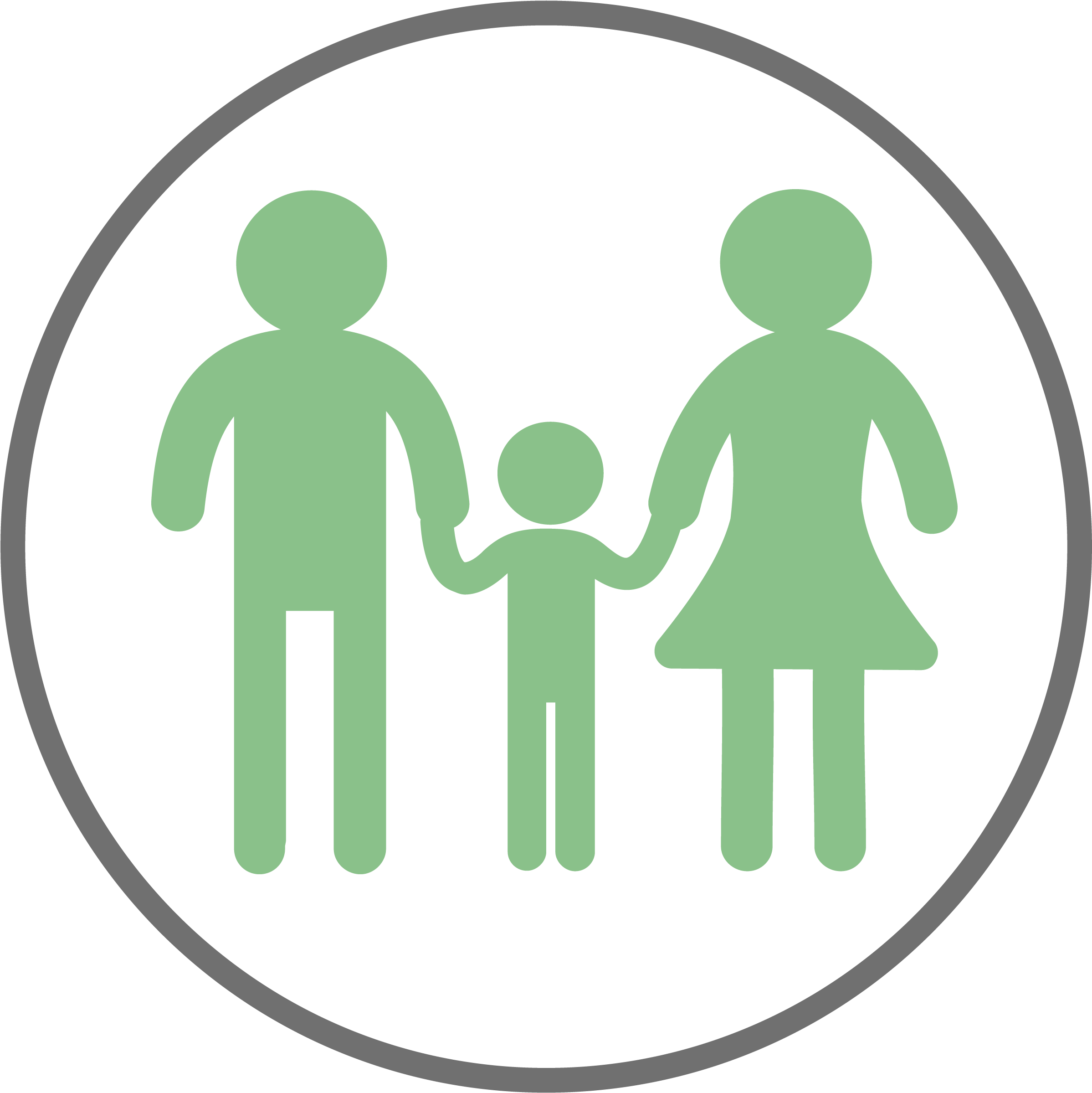 Parent Portal Icon - Holding Hands Clipart (2708x2708), Png Download