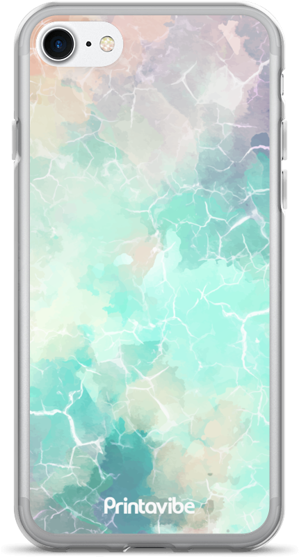 Pastels Watercolour Iphone Case - Mobile Phone Case Clipart (430x801), Png Download