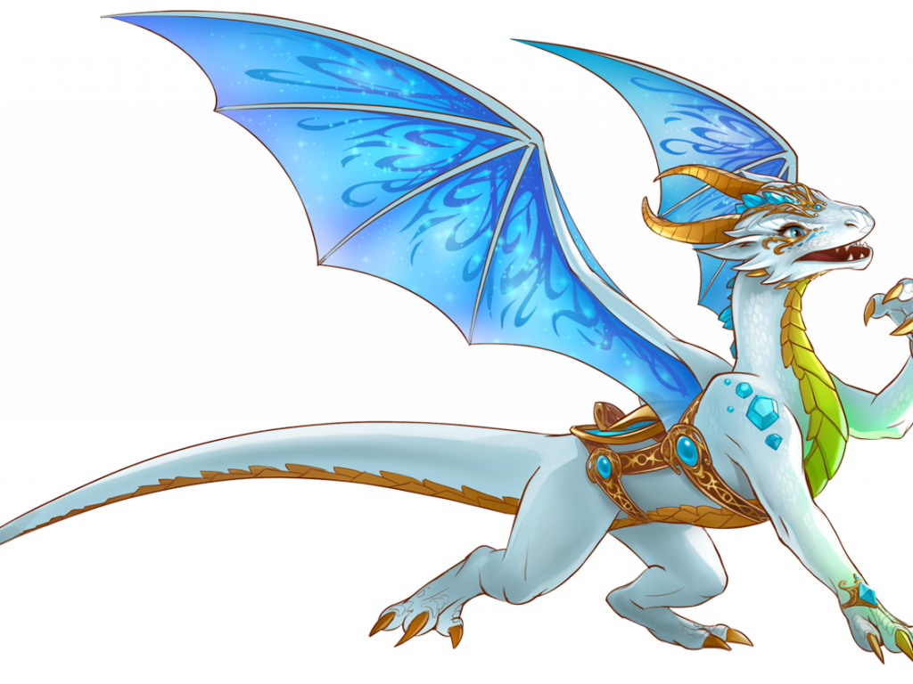 Download Lego Elves Coloring Pages Dragons - White Lego Elves Dragon Clipart (1024x768), Png Download