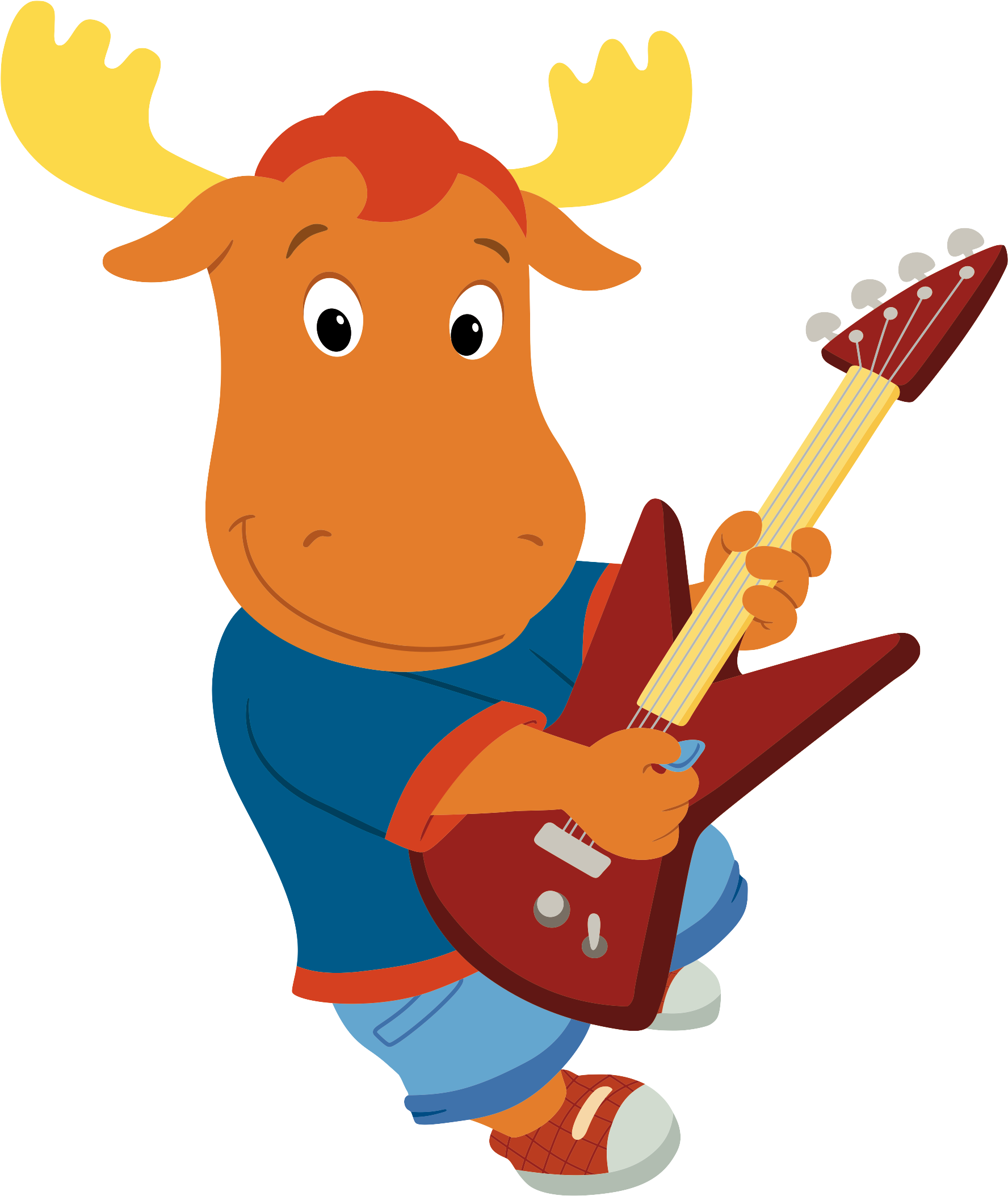 The Backyardigans Let's Play Music Keyboardist Tyrone - Tyrone Backyardigans Clipart (1776x2107), Png Download