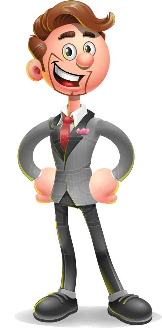 Rich Man Cartoon Vector 3d Character Aka Nathaniel - Cartoon Clipart (957x1060), Png Download