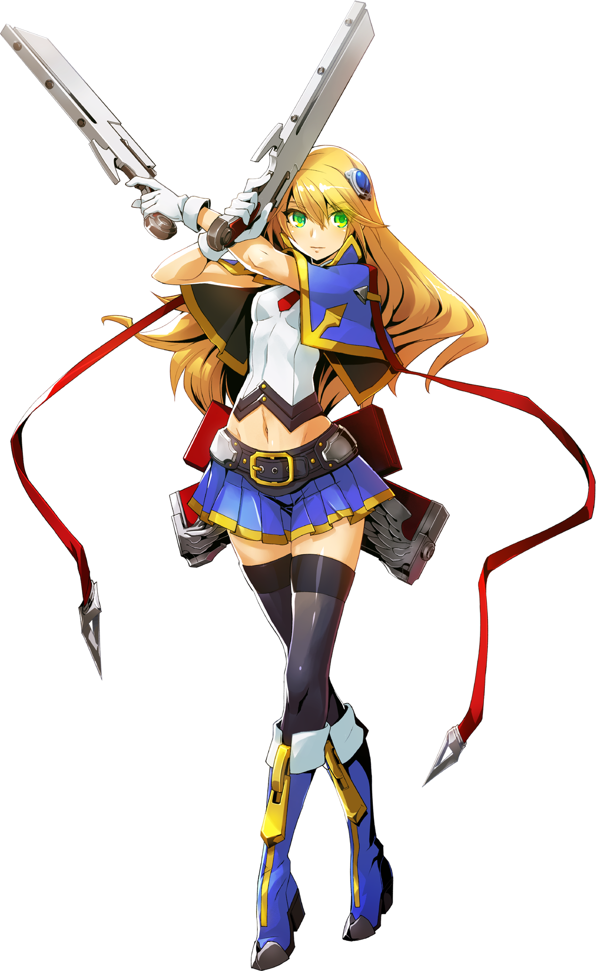Blazblue Central Fiction Noel Vermillion Main Clipart (1207x1968), Png Download
