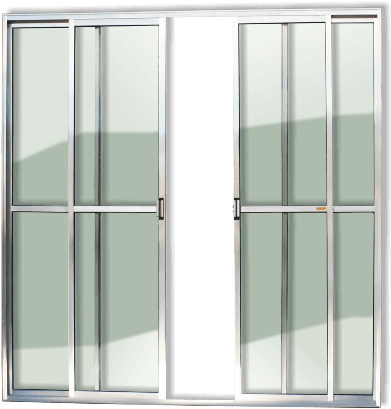 Porta Balcão De Alumínio 4 Folhas - Porta Balcao Aluminio 4 Folhas Clipart (900x900), Png Download