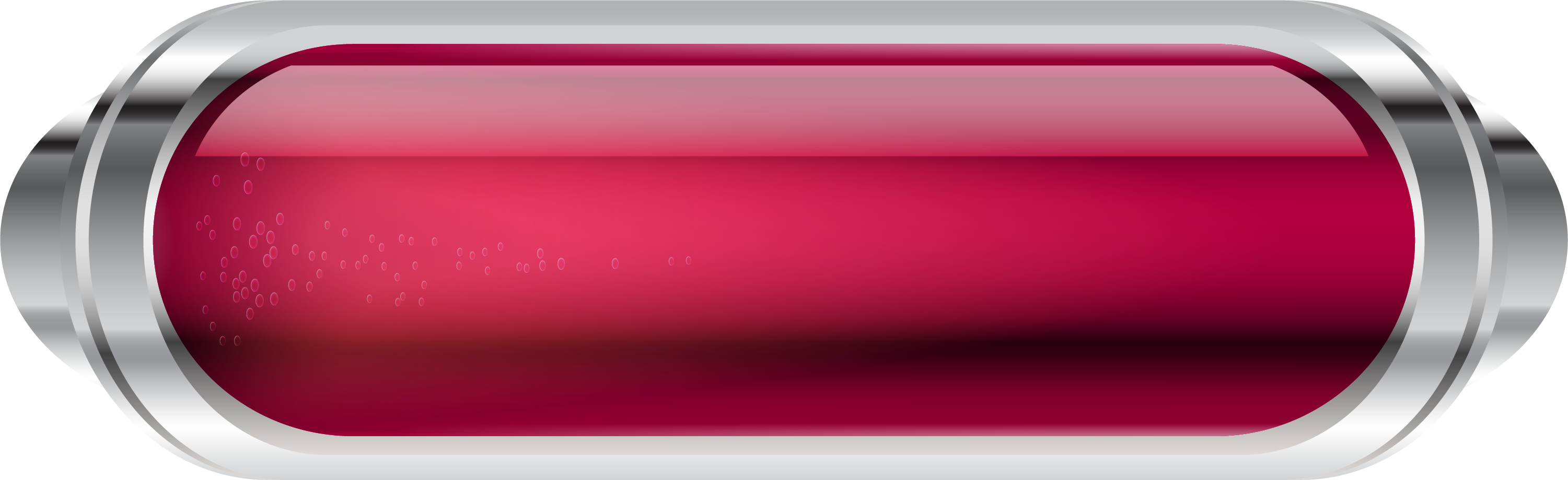 Gradient Button Transparent - Red Button Transparent Png Clipart (3001x920), Png Download