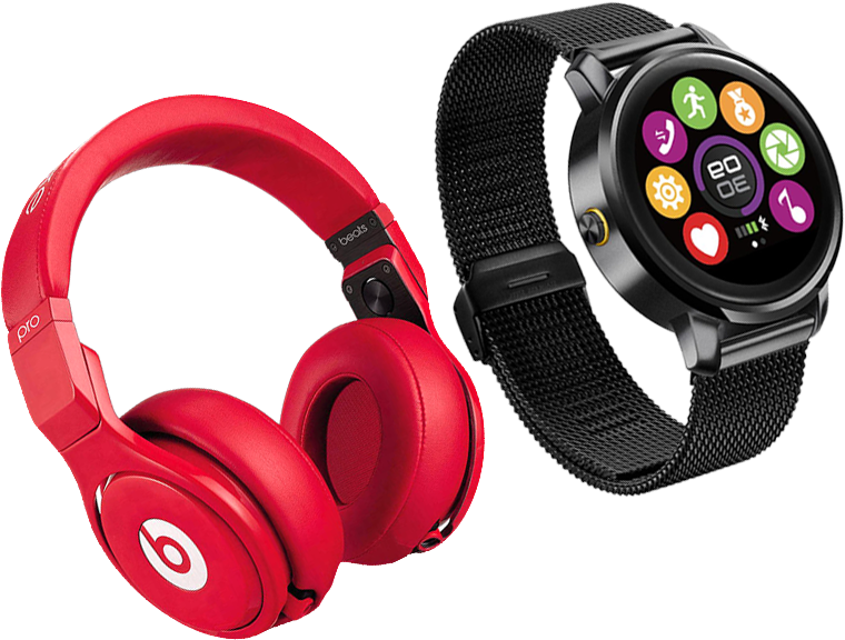 Accessories You Can Buy - Headphones Clipart (1519x726), Png Download