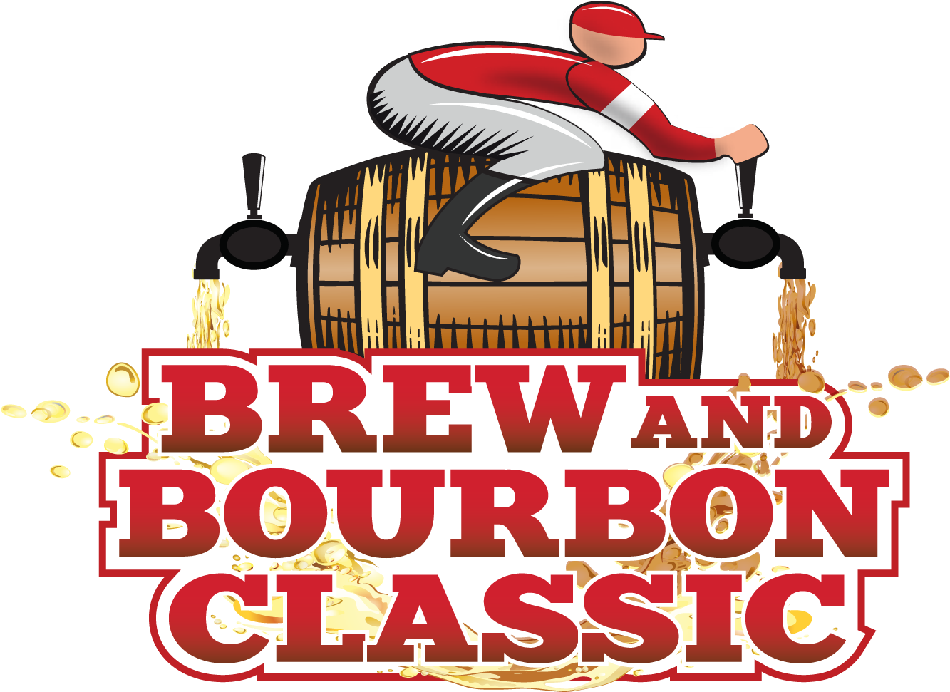 Brew And Bourbon Logo Final 0 - Brew & Bourbon Classic Clipart (1341x1043), Png Download