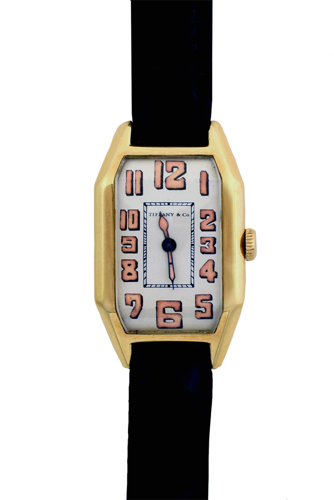 Tiffany-watch - Analog Watch Clipart (650x974), Png Download