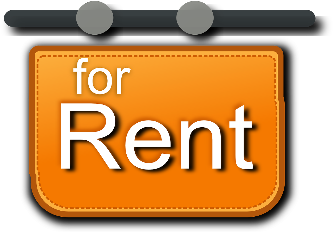 For Rent Sign Rental Signboard Png Image - Rent Out Clipart (1280x898), Png Download