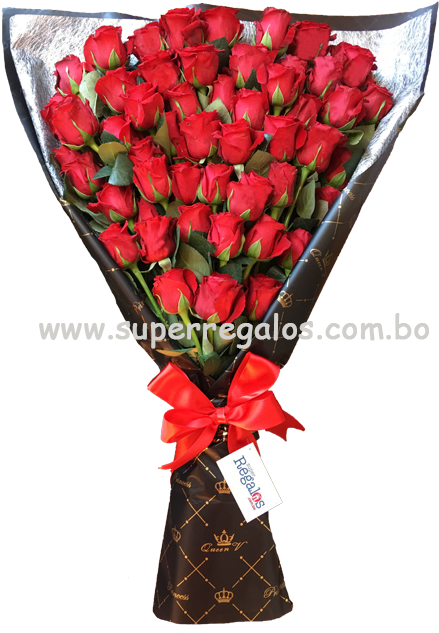 Quick - Ramo De 50 Rosas Clipart (600x600), Png Download
