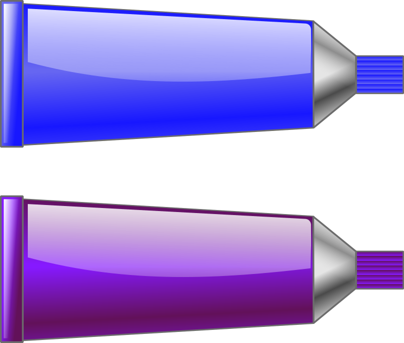 Color Tube Blue Purple By Trnsltlife Colored Tubes - Color Azul Y Morado Clipart (800x681), Png Download