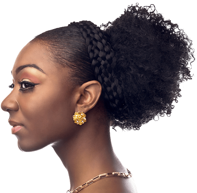 Cornrows With Box Braids, Goddess Braids, African American - Black Women Si...