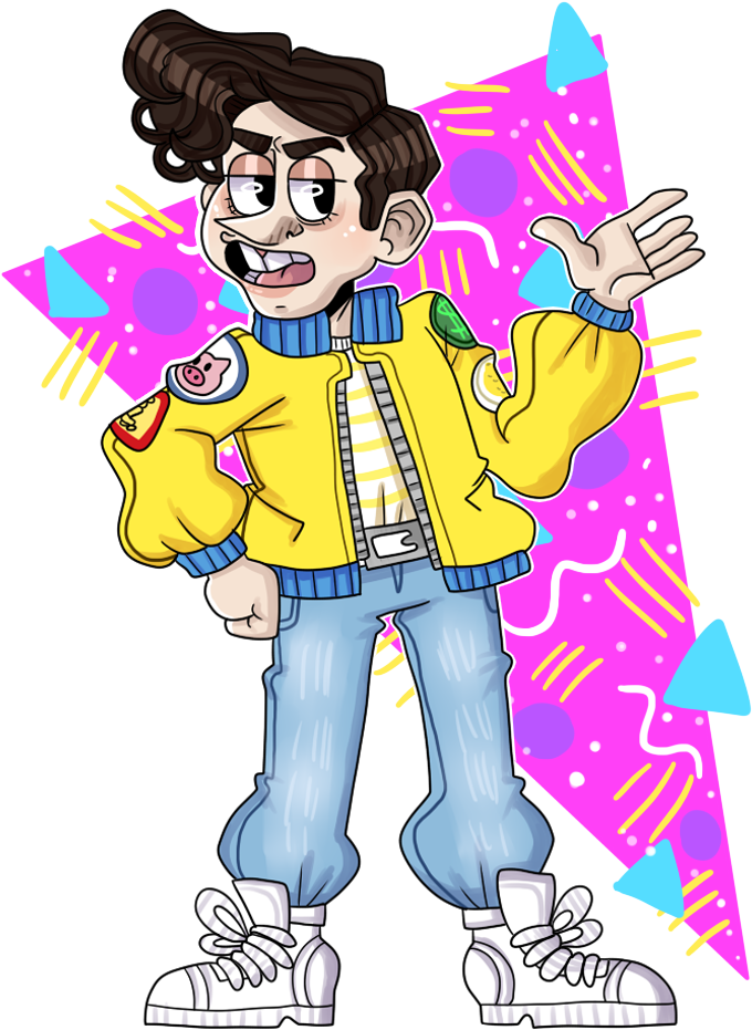 Did Somebody Say 80′s Stingy - Cartoon Clipart (720x960), Png Download