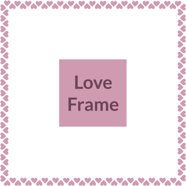 Abstract Rose Flower With Branches Frame Ai File - Filet Crochet Trees Clipart (640x640), Png Download