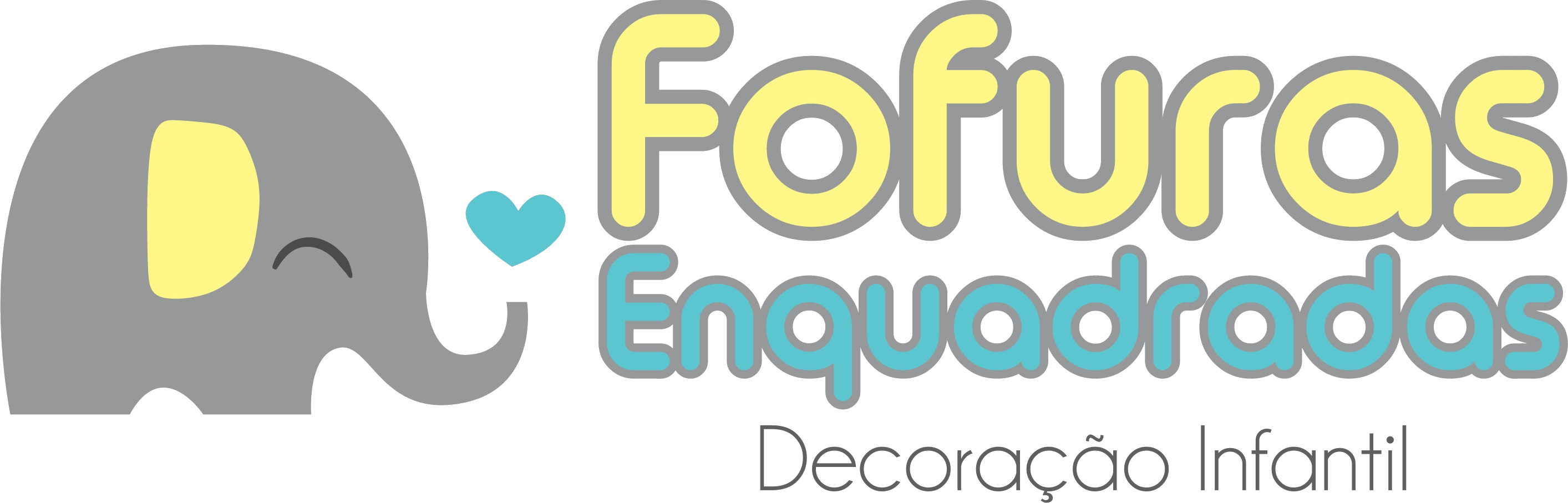 Cavalinho Em Fofuras Enquadradas - Graphic Design Clipart (2827x907), Png Download