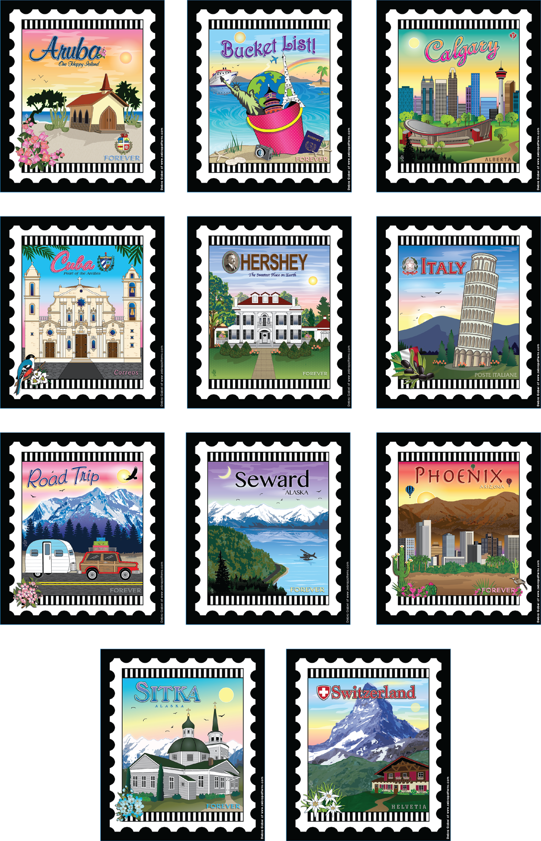 11 New Stamps Postage Stamp Clipart Large Size Png Image PikPng