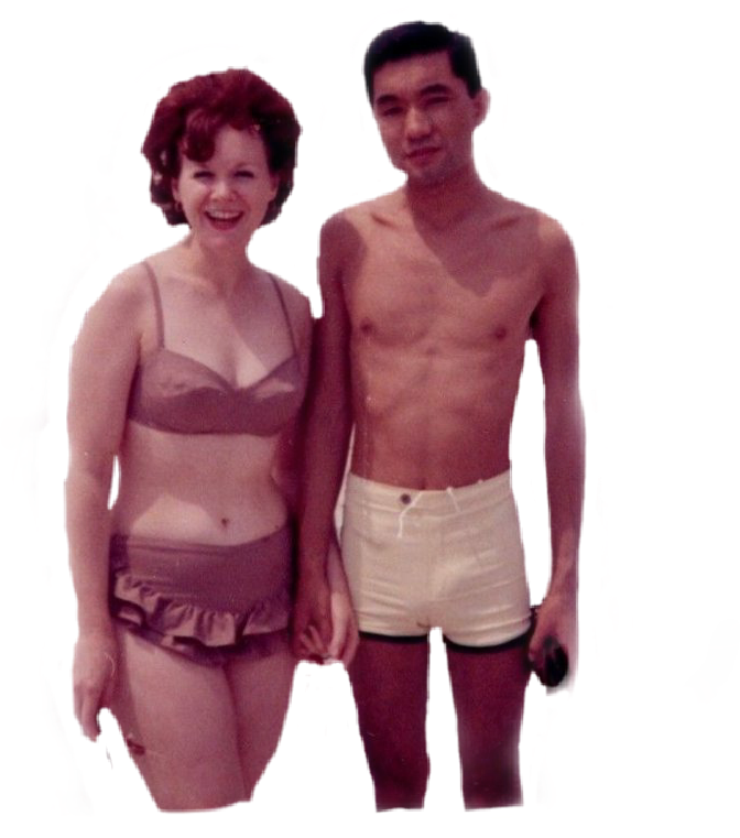 #vintage #couple #husband #wife #lovers #boyfriend - Barechested Clipart (672x761), Png Download