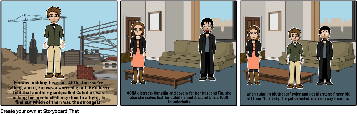 The Giants Wife - Cartoon Clipart (1165x386), Png Download
