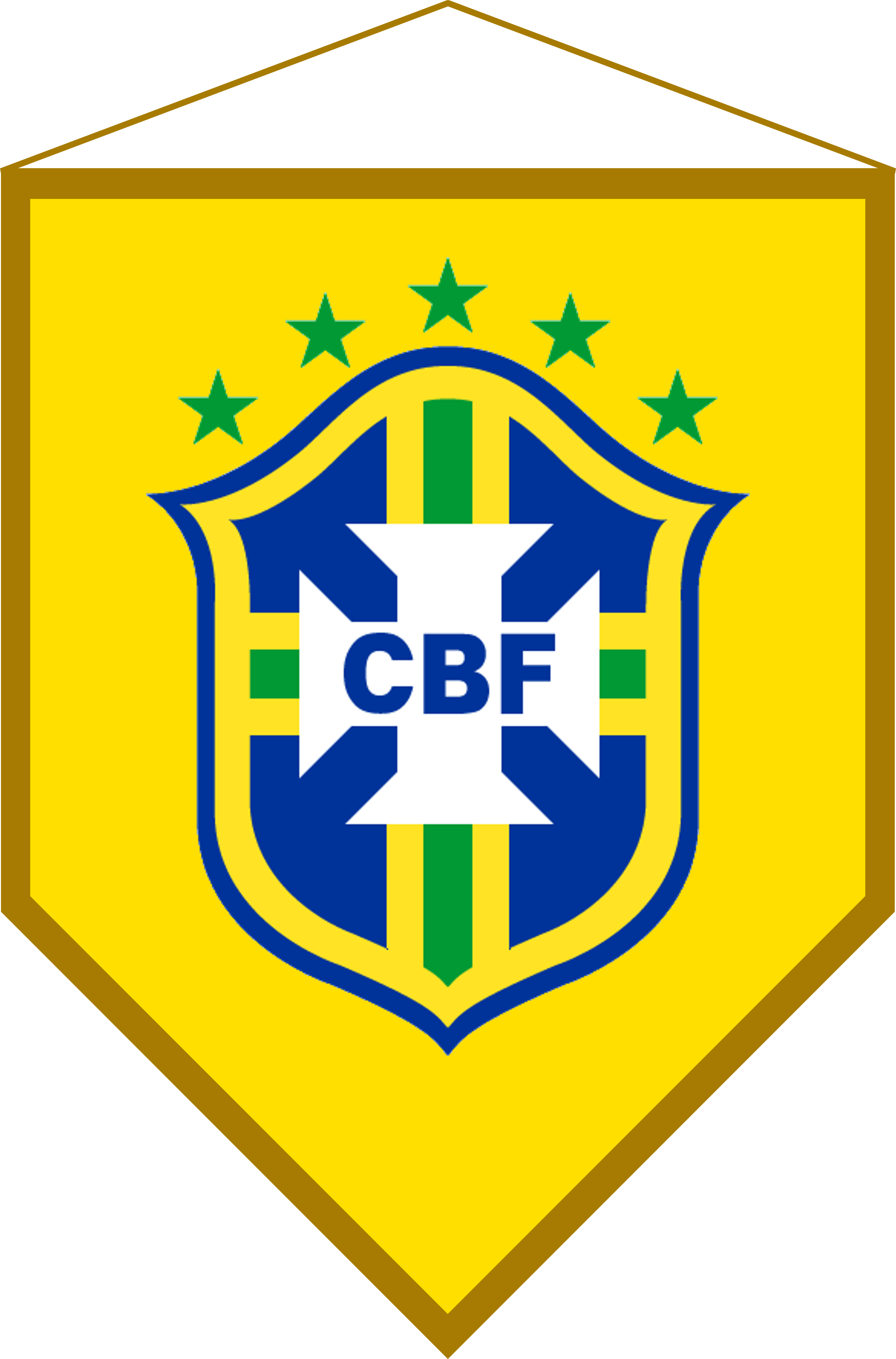 Logo Banderín Brasil - Escudo Do Brasil Para Dream League Soccer 2018 Clipart (3647x5527), Png Download